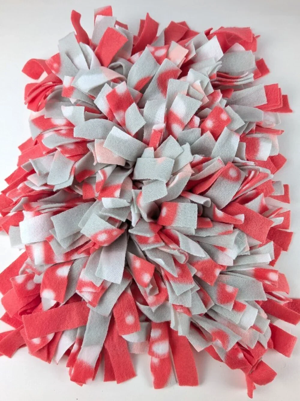 NEW Dog/Cat Snuffle Mat - Coral Pink/Gray/White #61